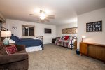 The third bedroom is great for families with queen and twin size beds 